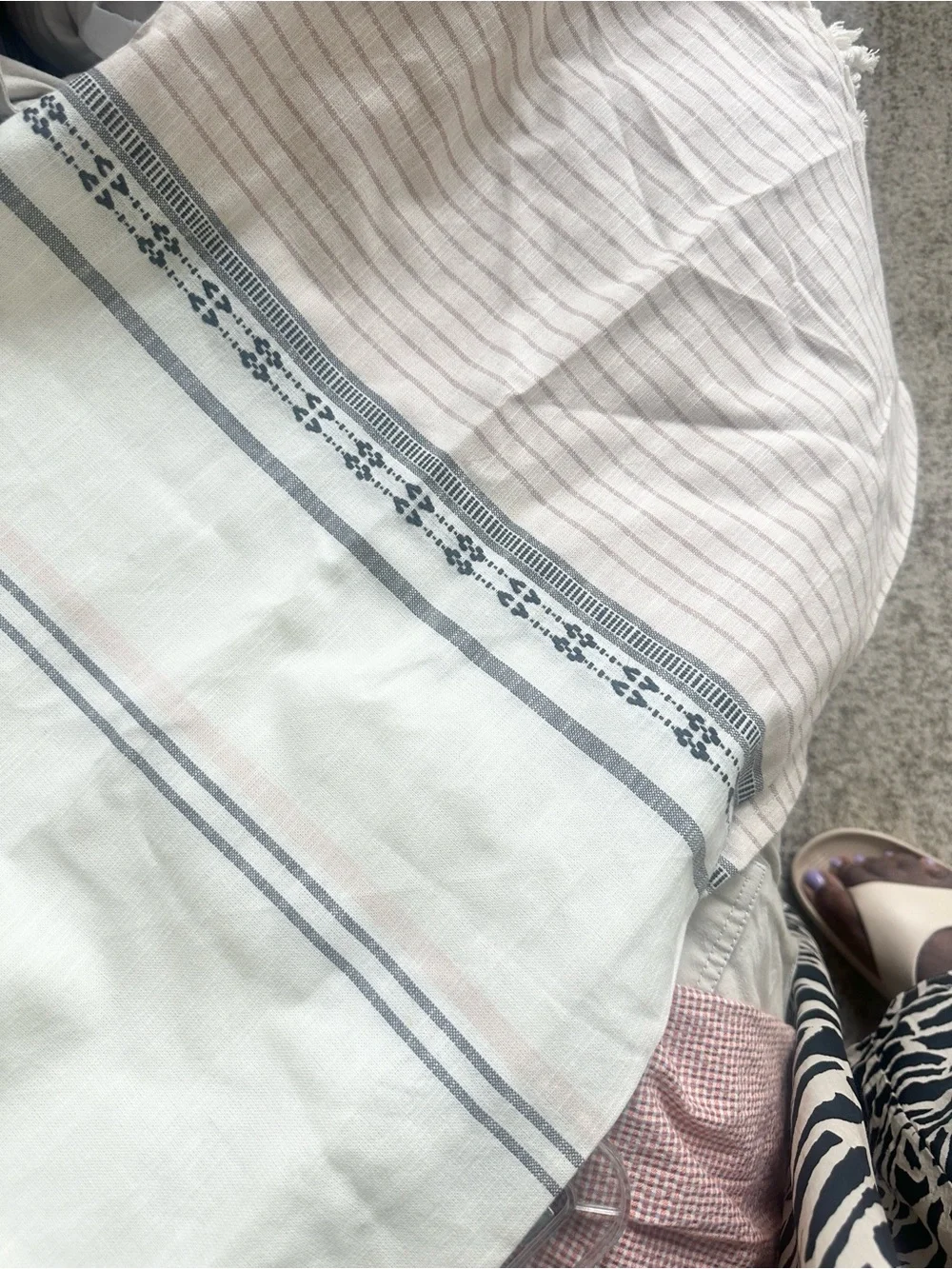 Hearth & ivory fabric